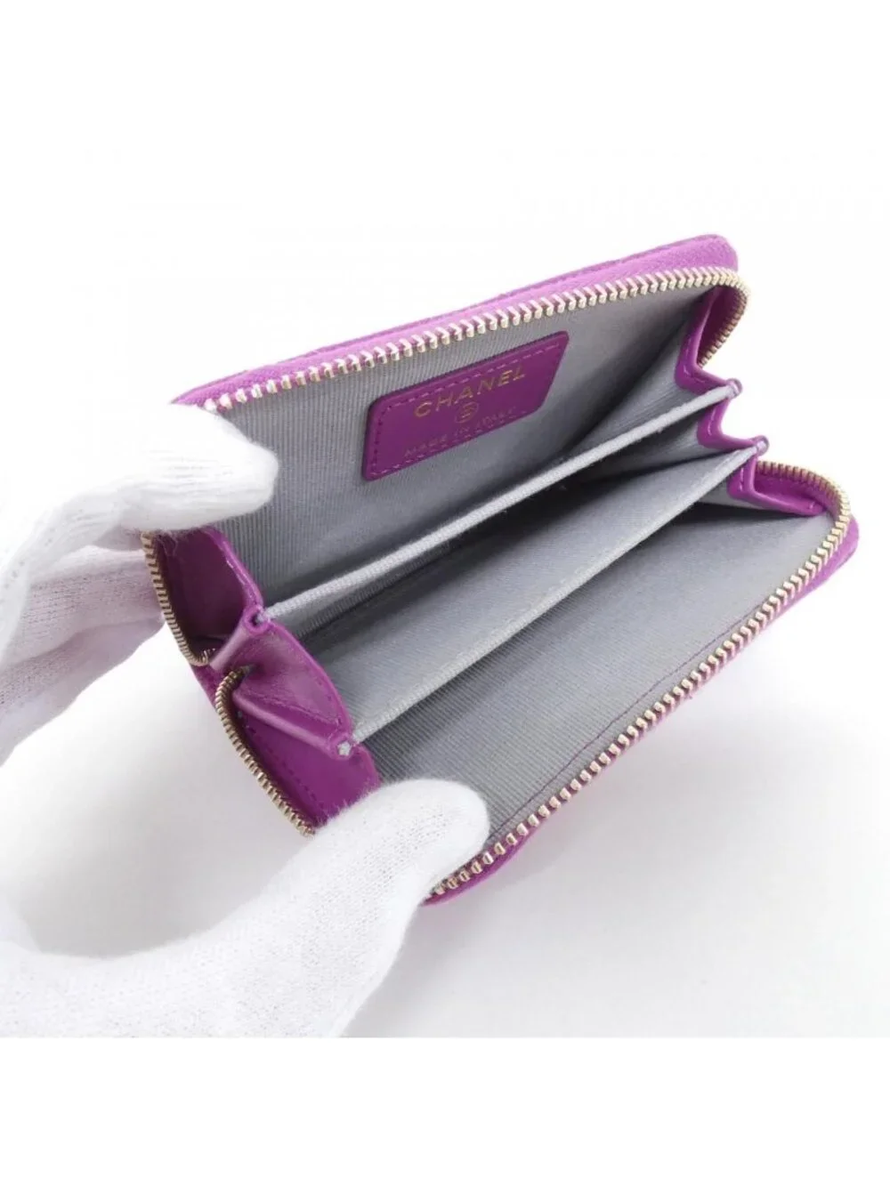 Chanel Coin Purse Purple